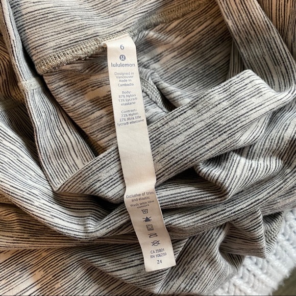 lululemon wunder under crop 24inch luon - Picture 5 of 9